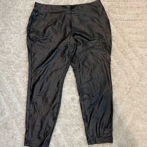 SHEIN leather look leggings 4xl lined